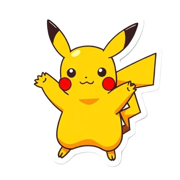 Pikachu sticker